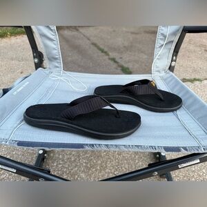 🏜️Teva Voya Bar Street Black Flip Flops